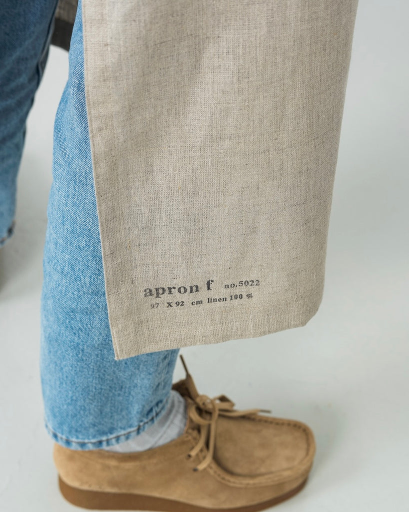 Full Apron: Natural with Stamp  Shop Fog Linen