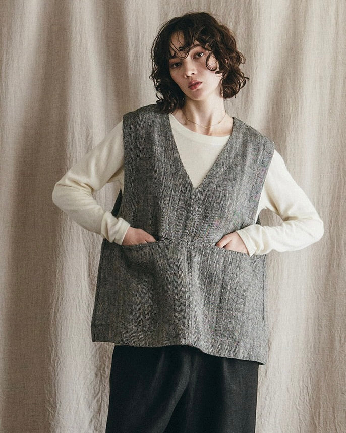 Melisa Vest: Herringbone