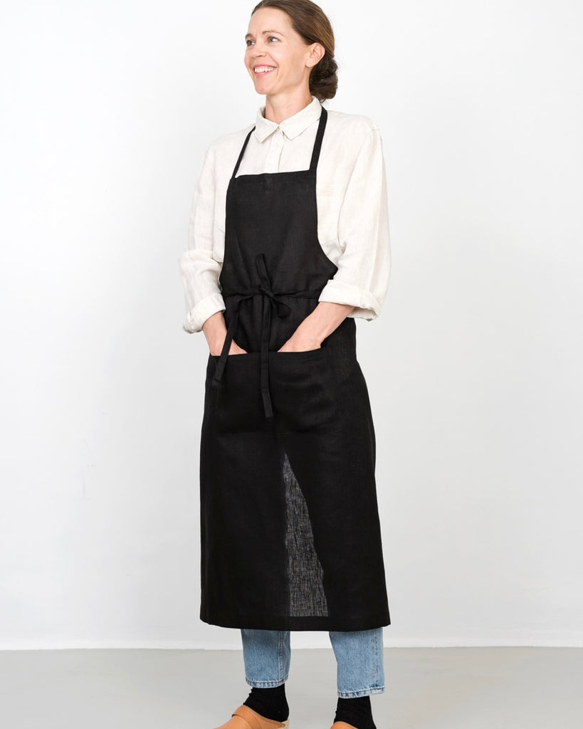 エプロン・三角巾 TAKIMAKI ORIGINAL ORGANIC APRON / NAVY TAKIMAKI ORIGINAL ORGANIC APRON / NAVY – TKMK