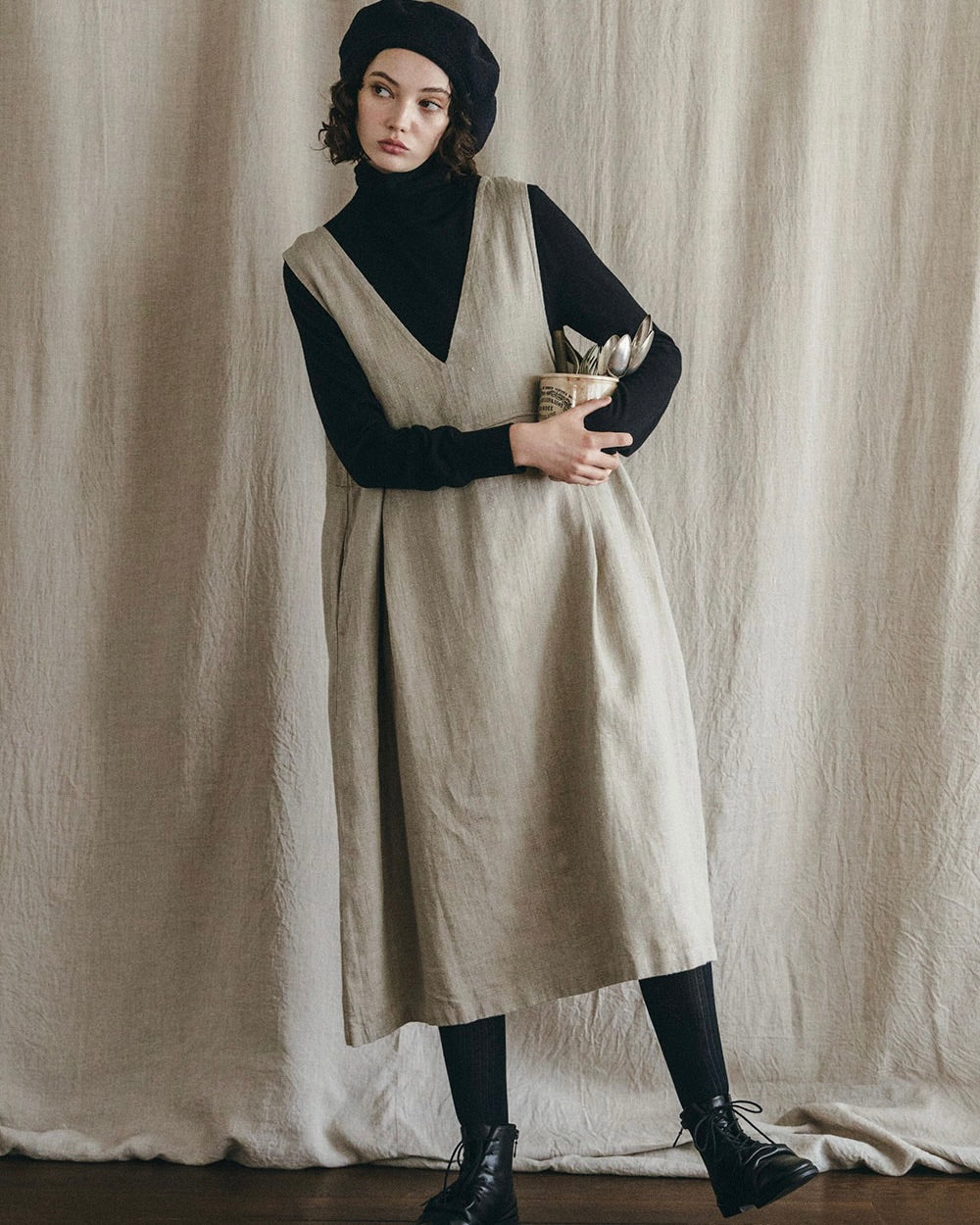 Vilnis Dress: Natural