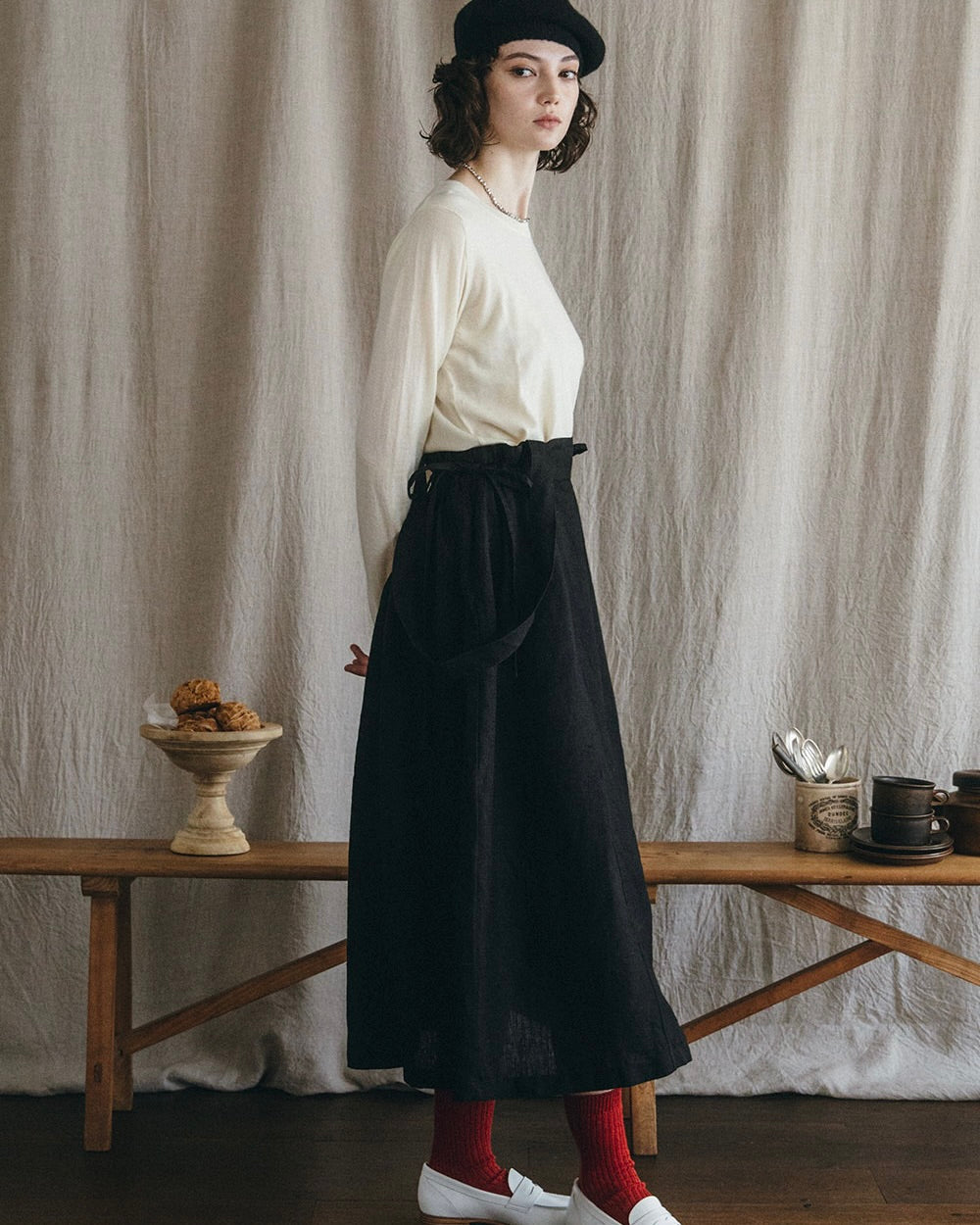 Ausmis Skirt: Black