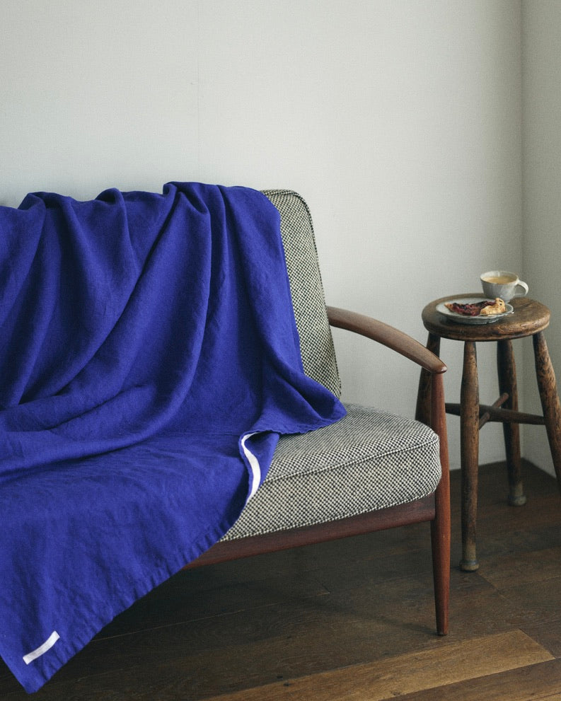 Fog linen blanket online