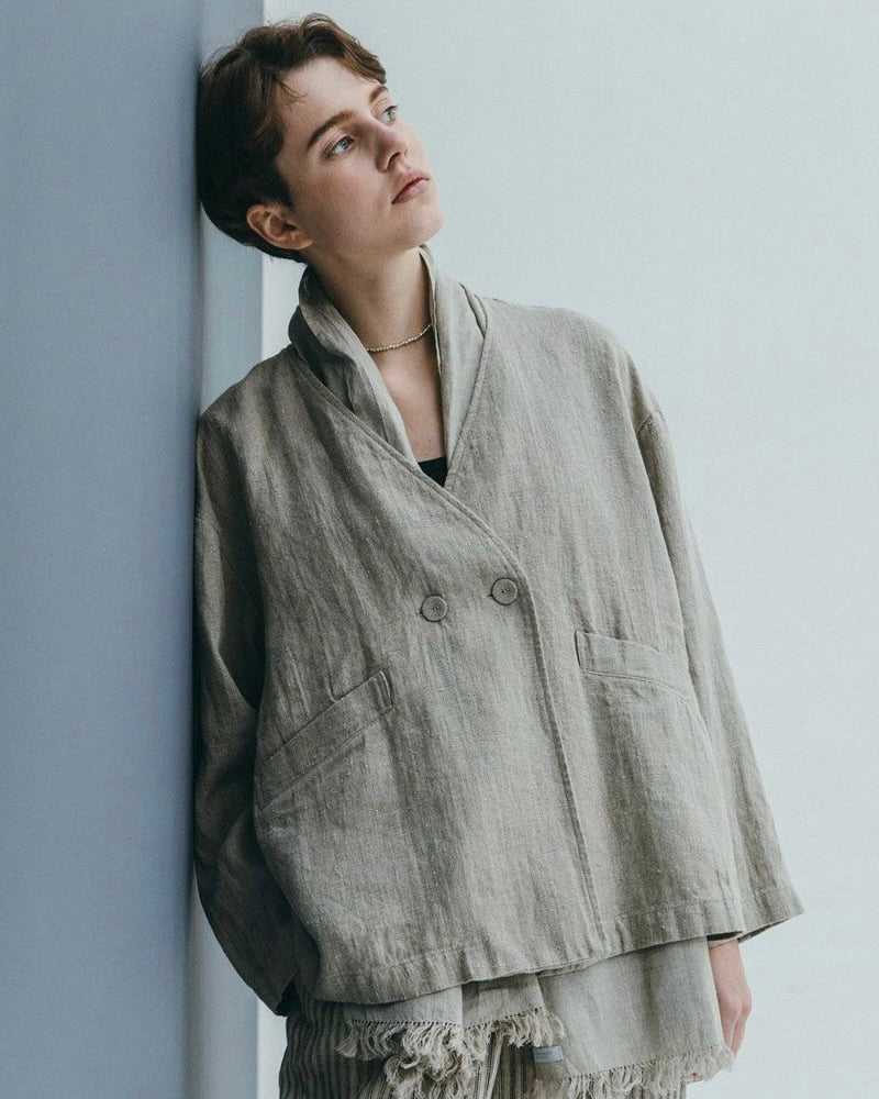 Cora Jacket: Natural – Shop Fog Linen