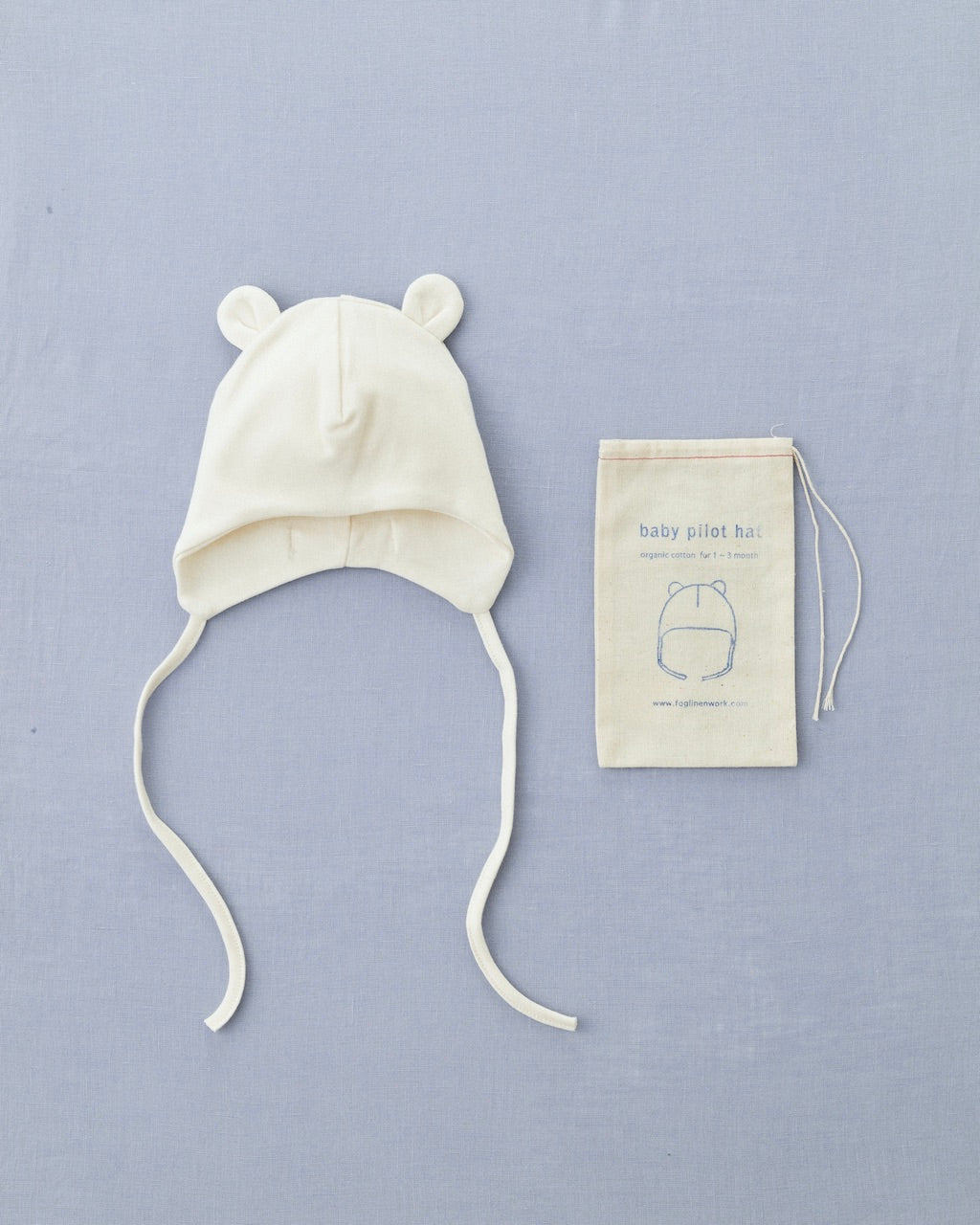Organic Cotton Baby Pilot Hat