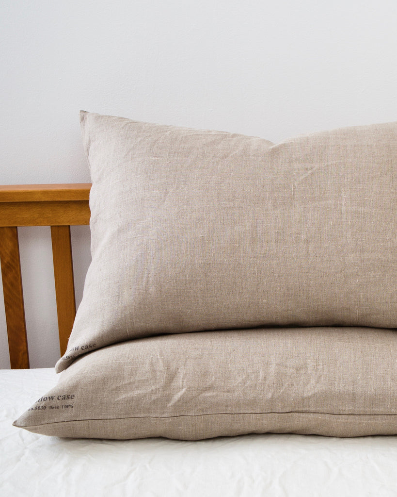 Natural linen pillow covers outlet
