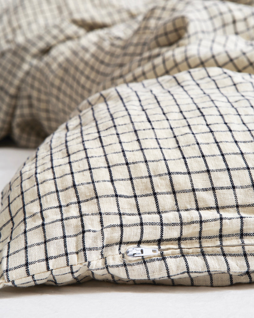 Linen Duvet Cover: Jenn Shop Fog Linen Linen Duvet Cover: Jenn Shop Fog Linen