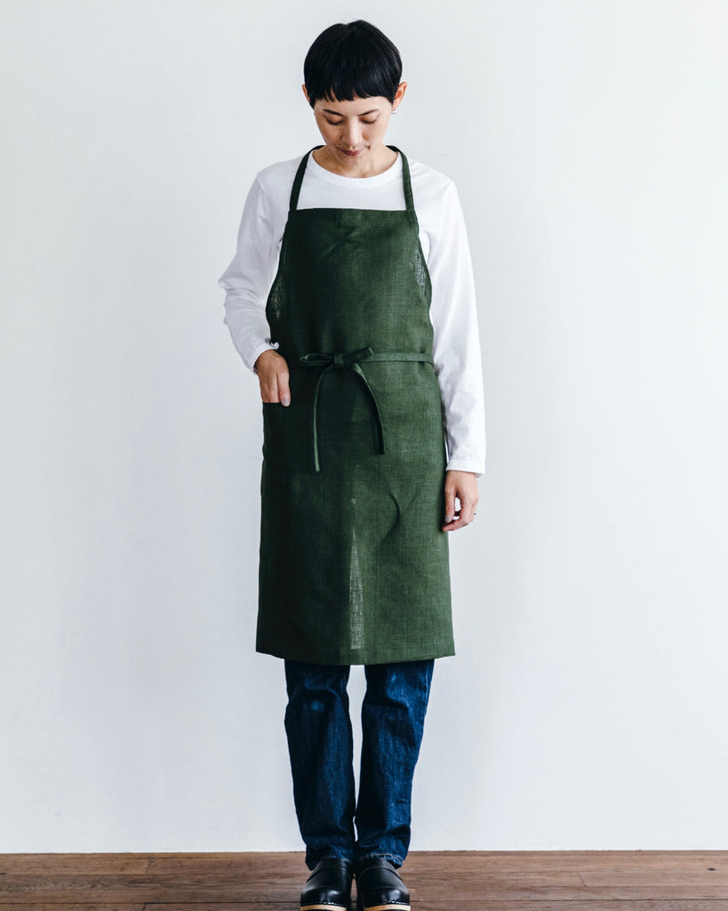 Daily Apron: Laurel – Shop Fog Linen Daily Apron: Laurel – Shop Fog Linen