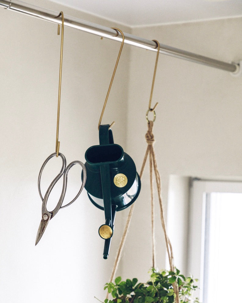 j hooks for hanging plants Brass J Hooks: Long: Medium – Shop Fog Linen