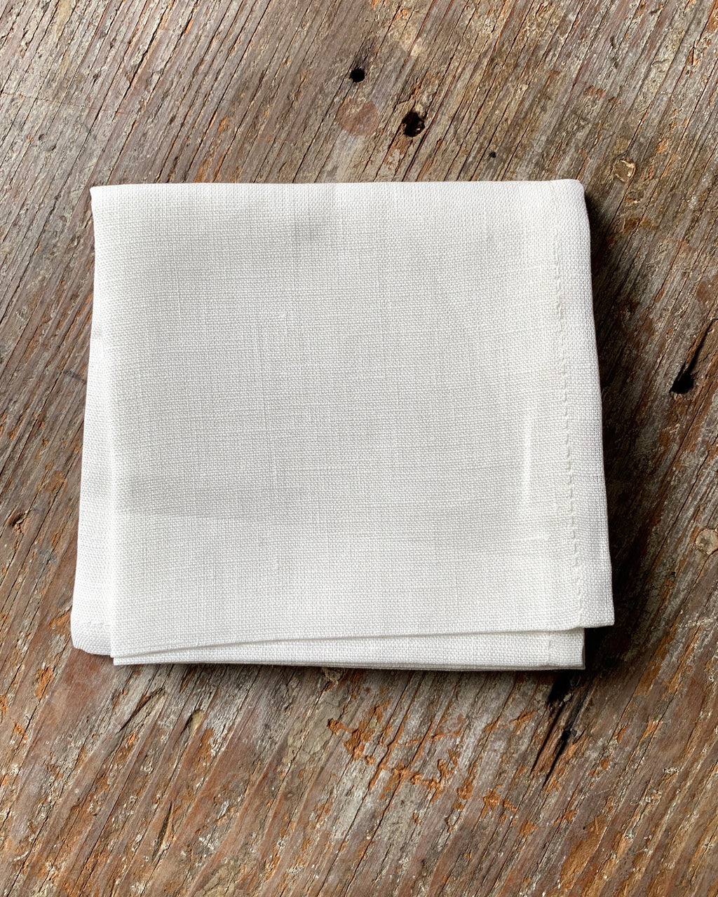 Linen Handkerchief-White