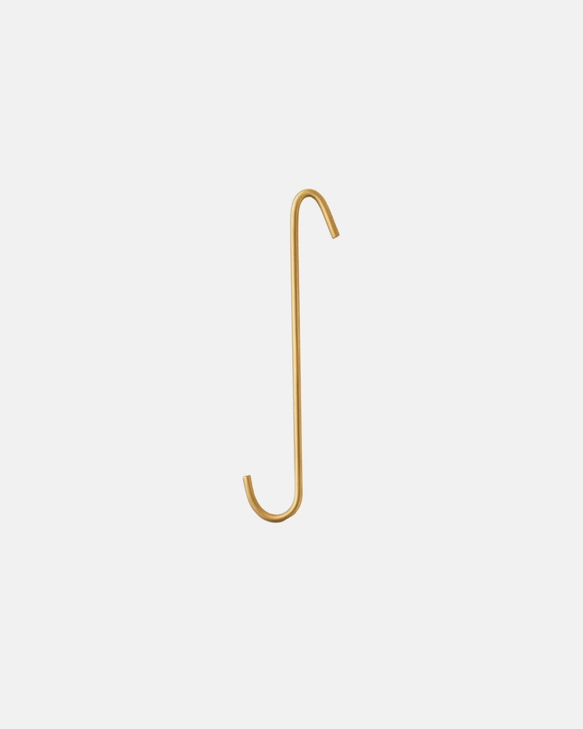 Brass J Hooks: Long: Small – Shop Fog Linen