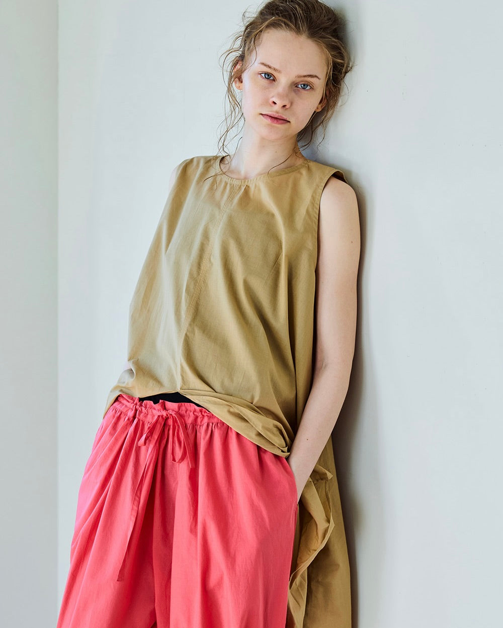 Patang Top: Sand Beige
