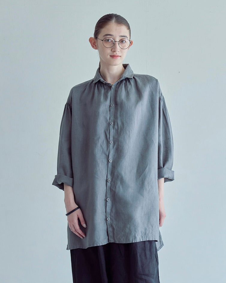 Oliver Long Shirt: Acier