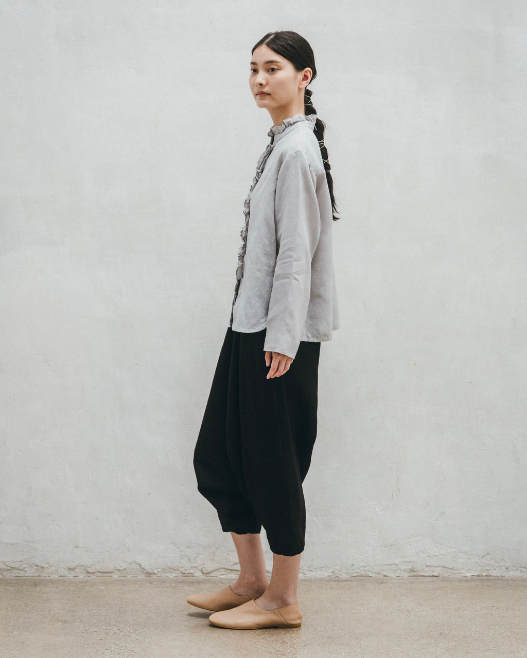 Arabella Top: Pigeon