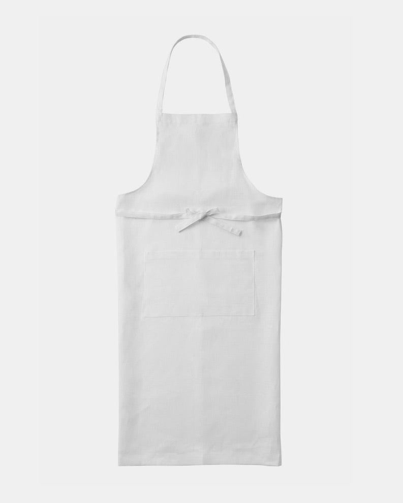 Full Apron: White