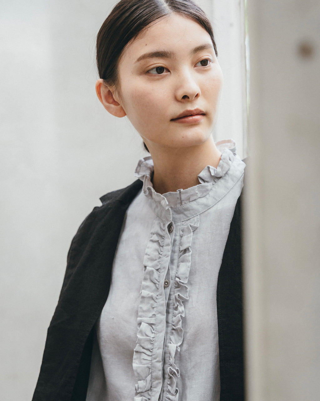 Arabella Top: Pigeon