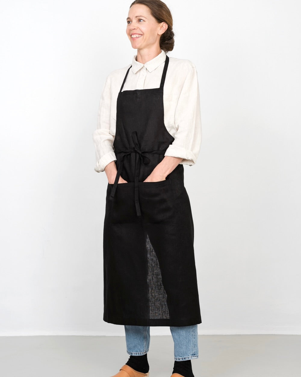 Fog Linen Work Paule Full Apron - Thumbnail 3