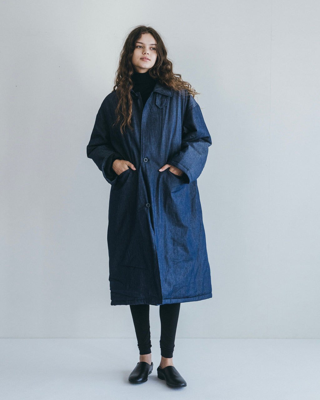 Amar Coat: Denim