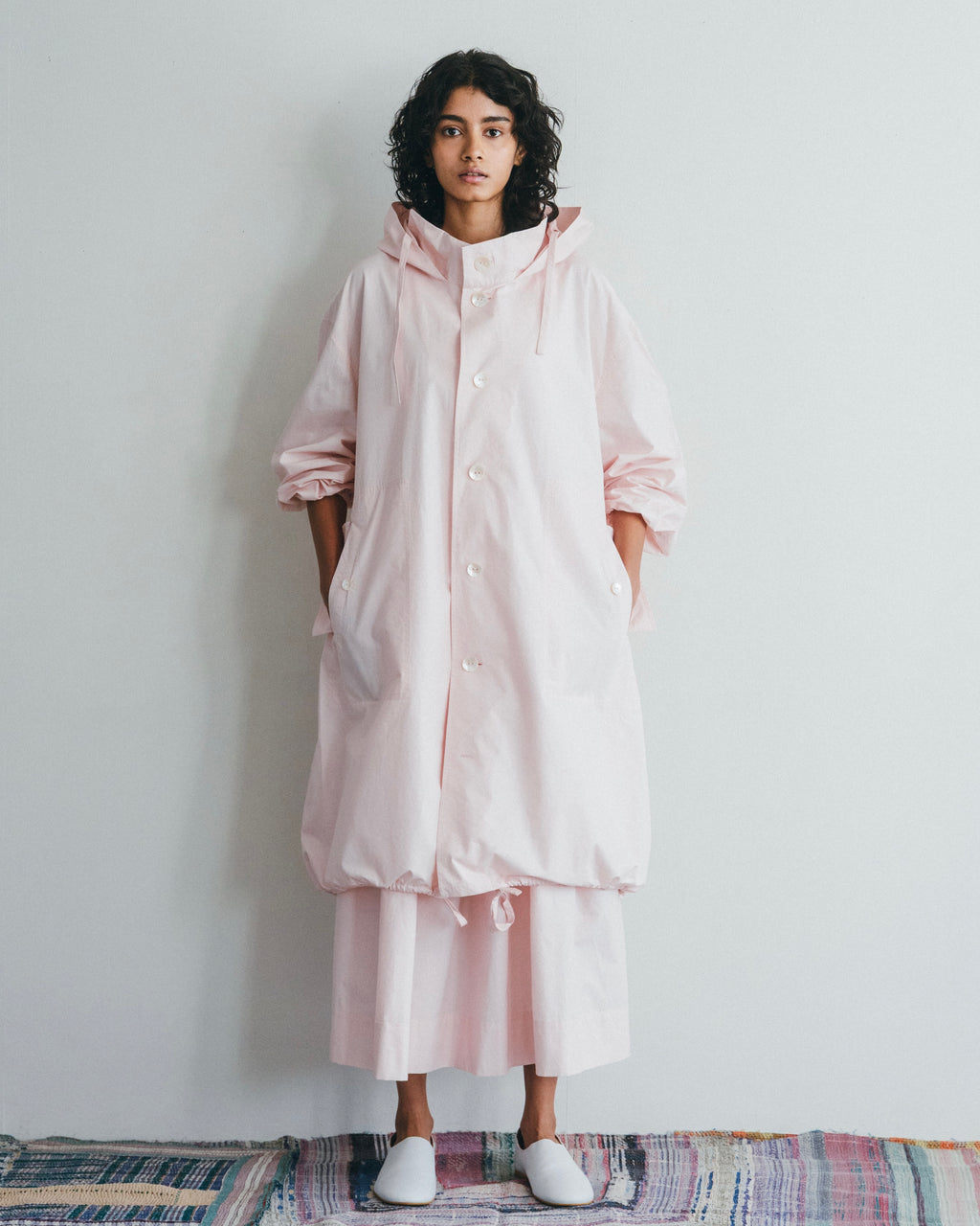 Narain Coat: Rose Water