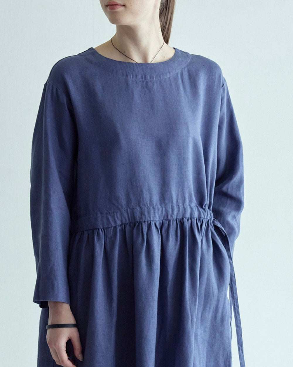 Hazel Dress: Smoke Blue
