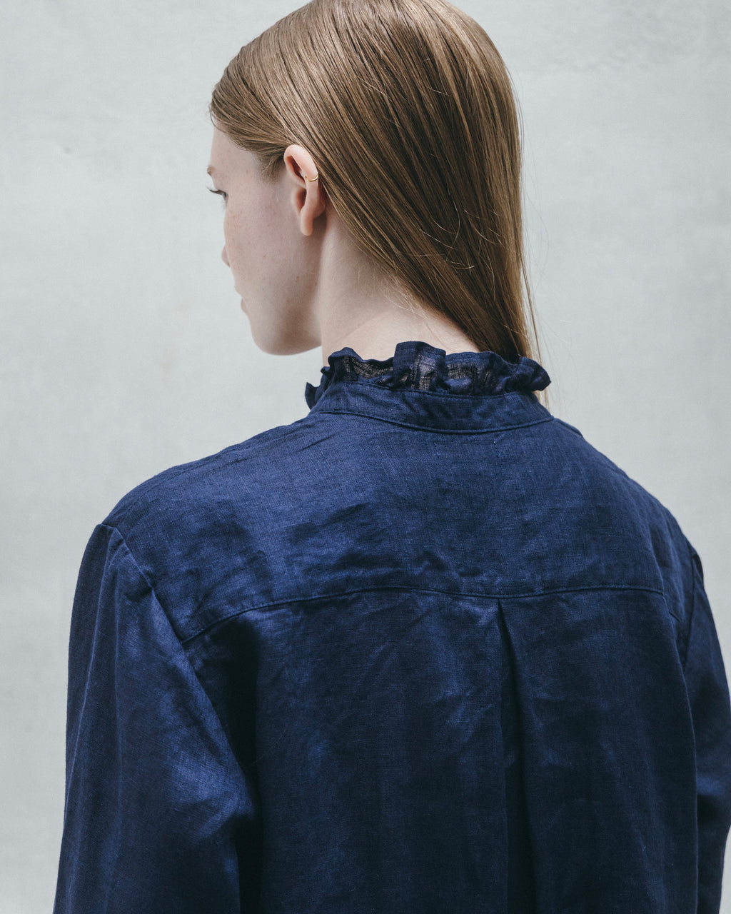 Arabella Top: Blue Indigo