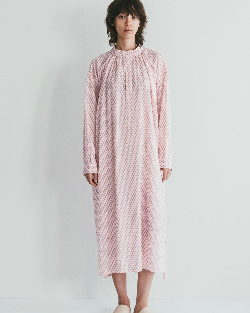 Kartic Dress: Tree Print Pink