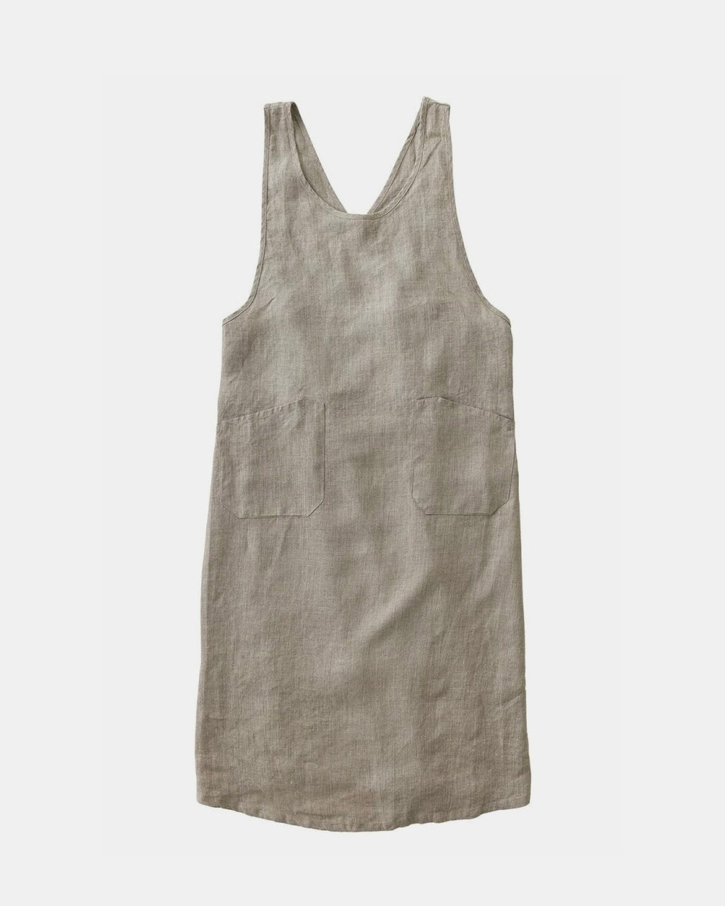 Over Apron: Natural Shop Fog Linen Over Apron: Natural Shop Fog Linen