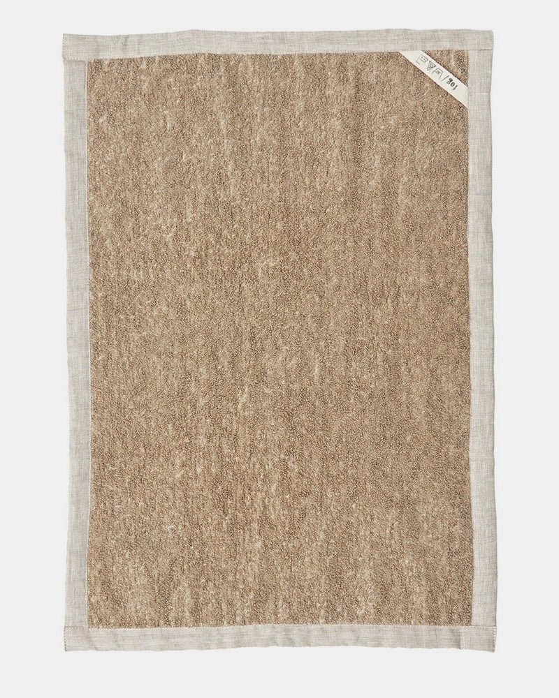 Linen Massage Bath Mat:Natural