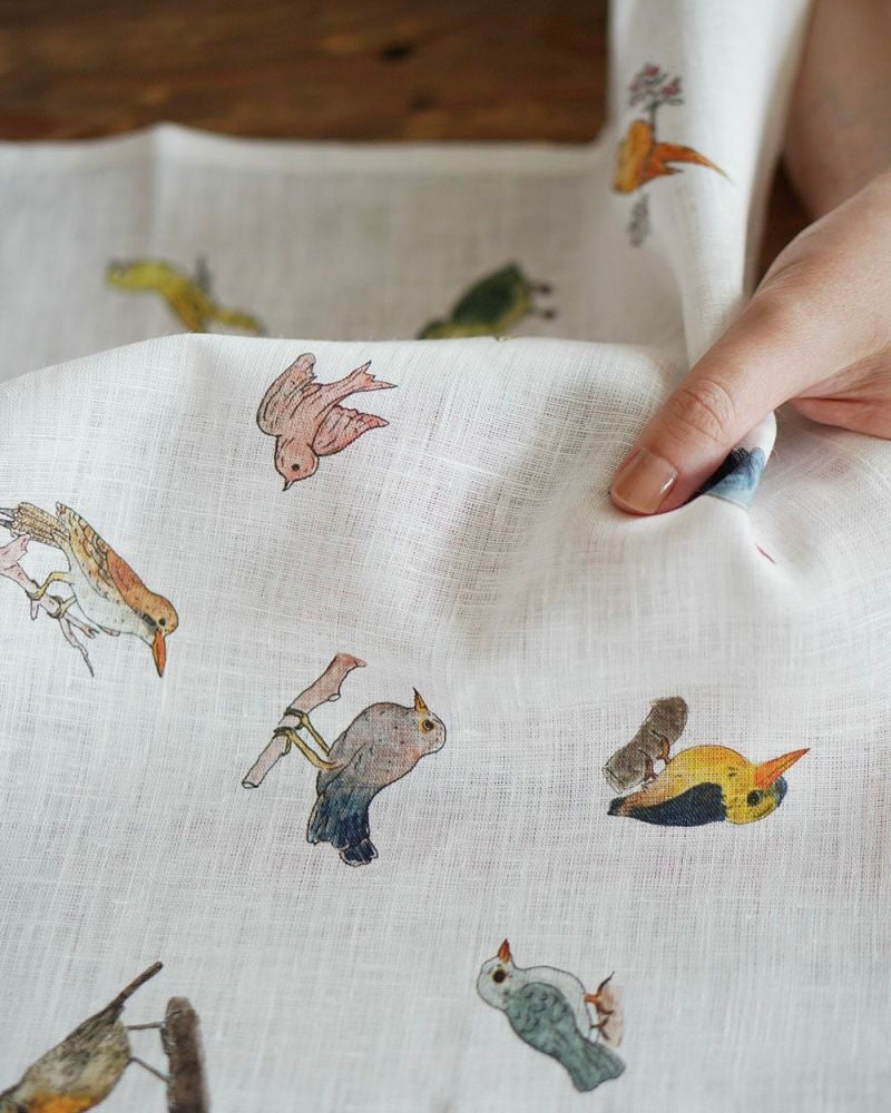 Handkerchief-Isabelle Boinot: Birds