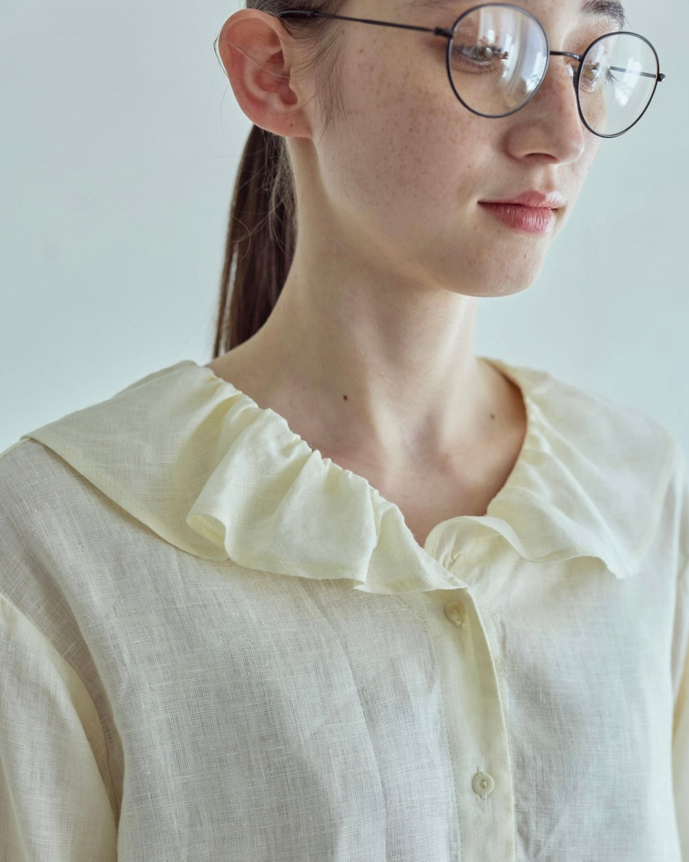 Alice Top: Ecru