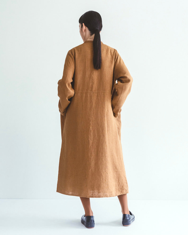 Inge Coat Dress: Ochre