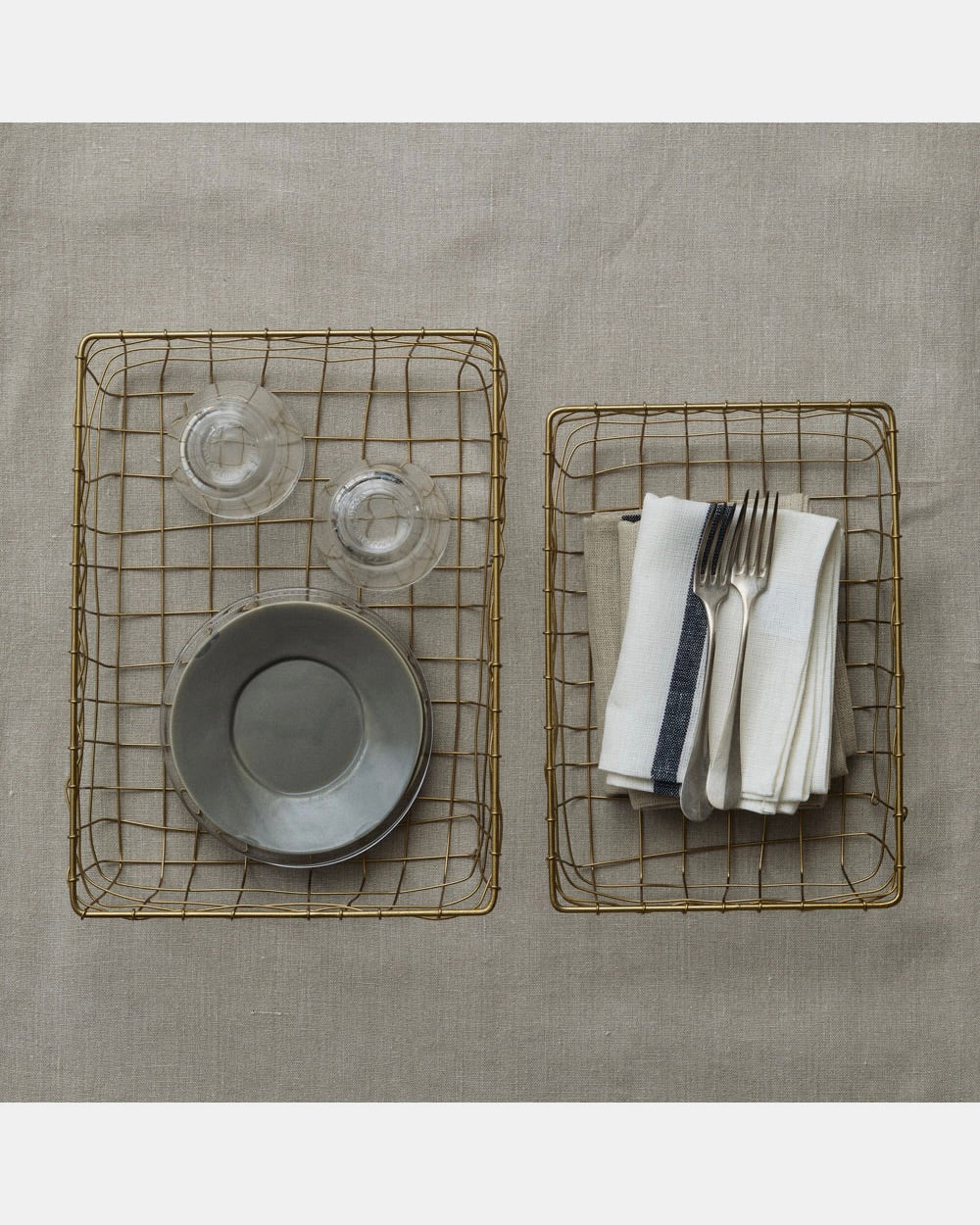 Wire Basket: Low: Medium