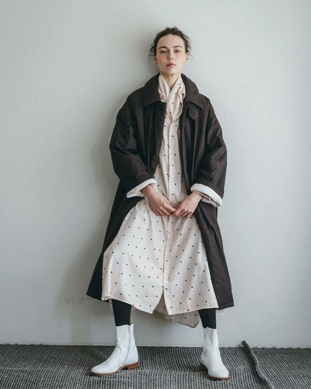 Amar Coat: Dark Burgundy