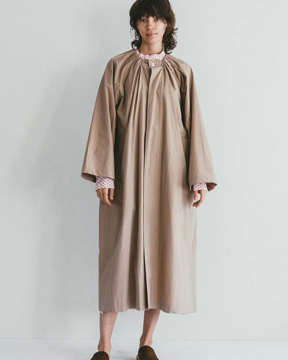 Prem Coat: Light Beige