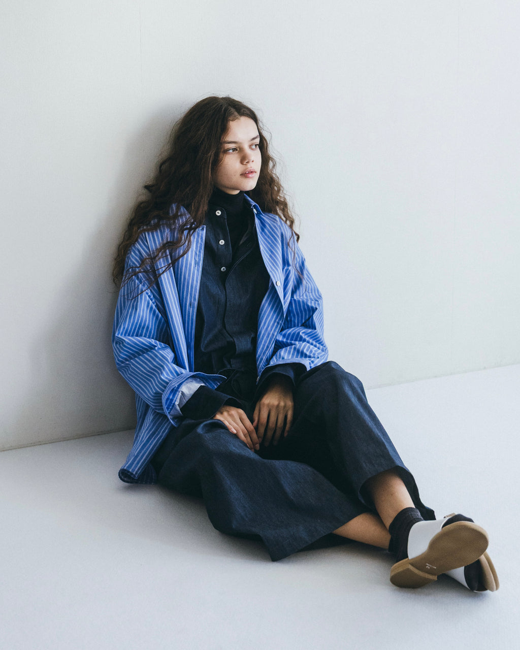Rajesh Shirt: Blue Stripe
