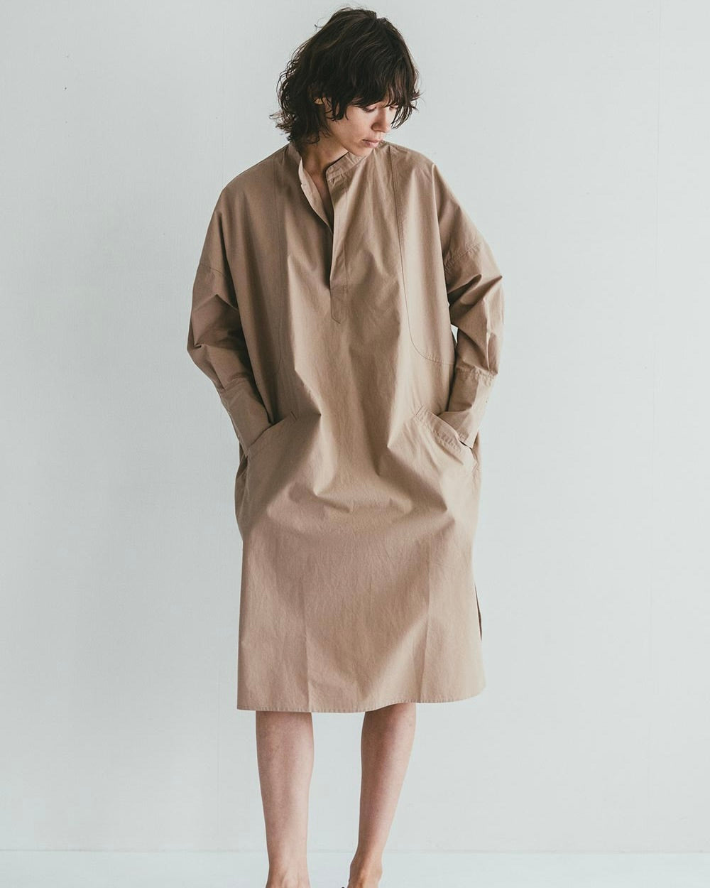 Neha Dress: Light Beige