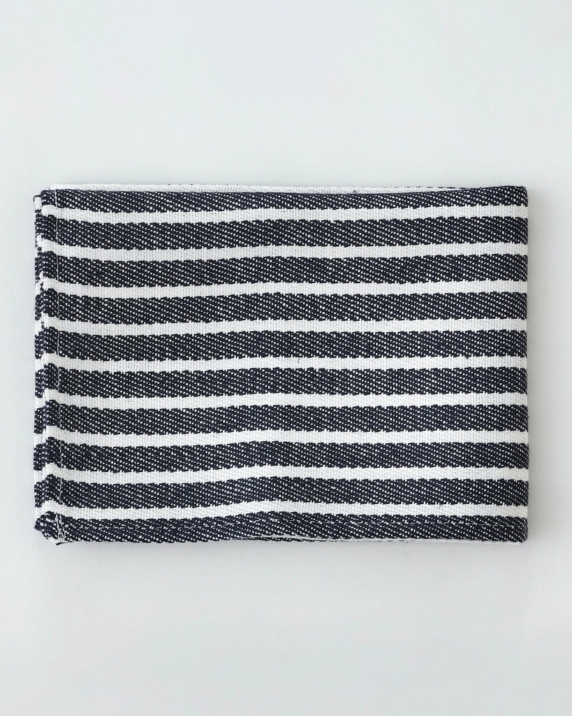Thick Linen Kitchen Cloth: White Navy Border – Shop Fog Linen