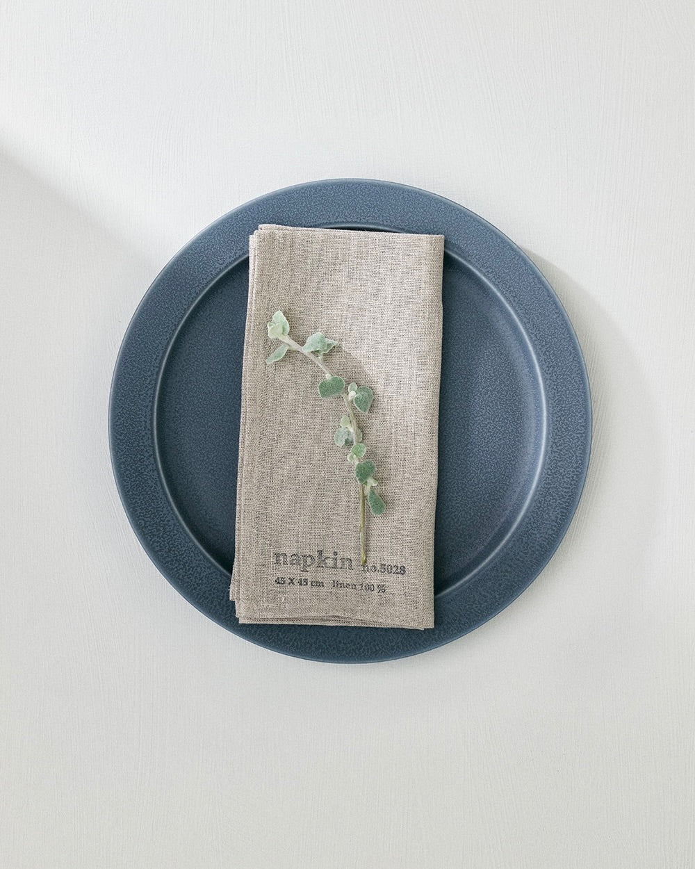 Napkin: Natural With Stamp