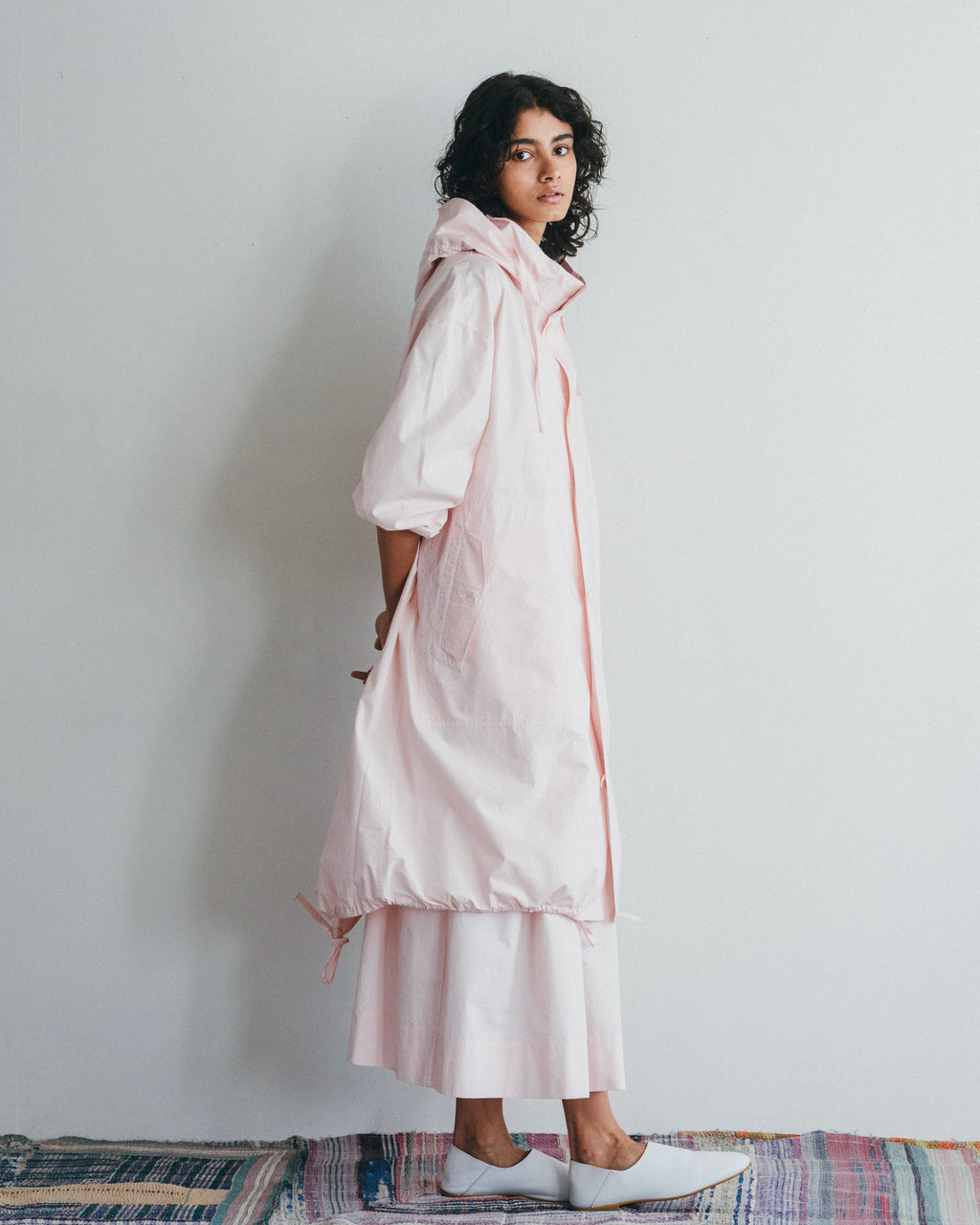 Narain Coat: Rose Water