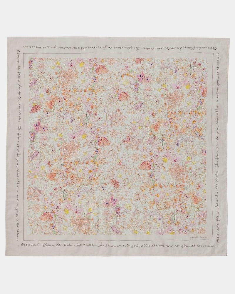 Scarf-Isabelle Boinot: Joy in Bloom: Pink