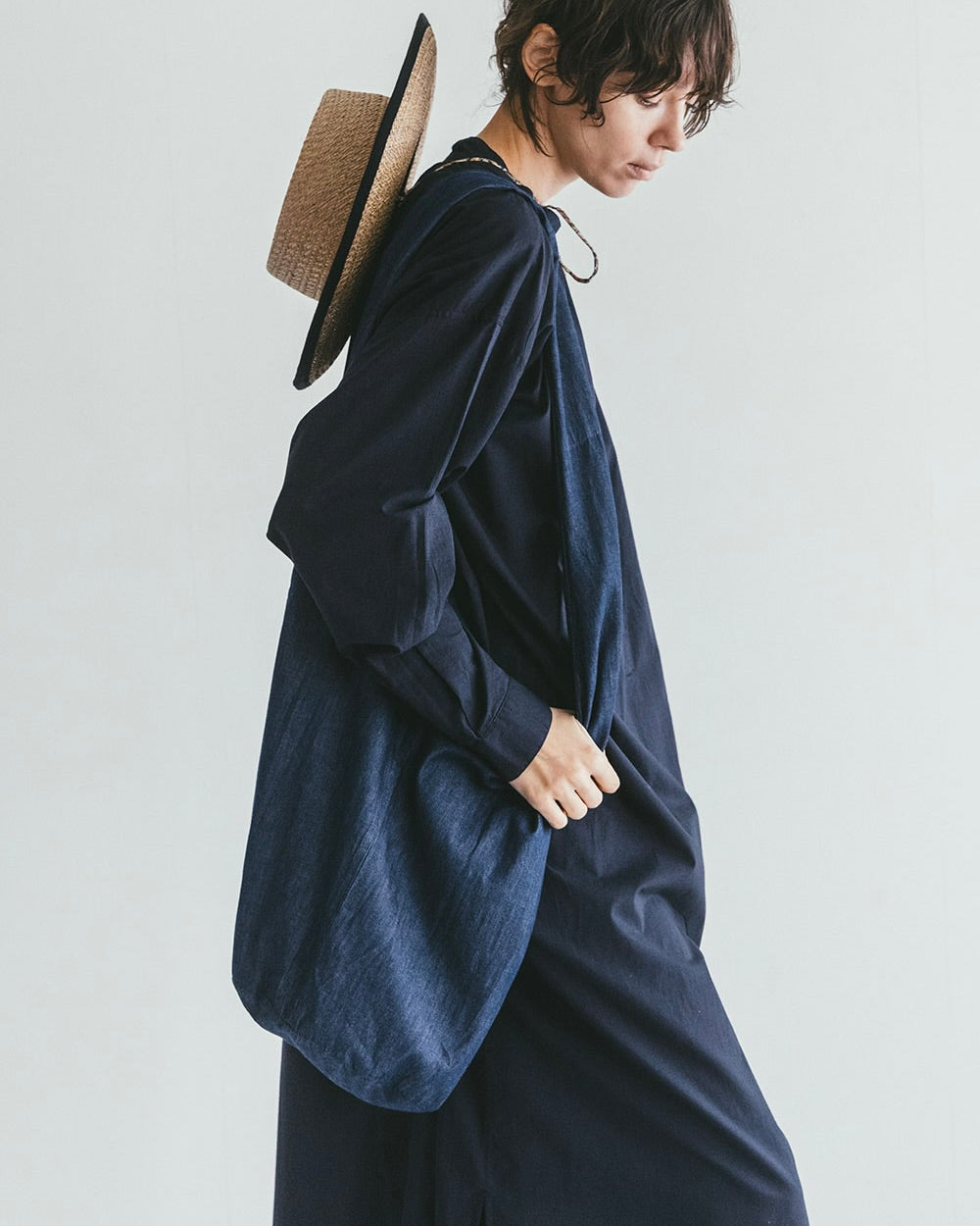 Cotton Saachi Bag: Denim