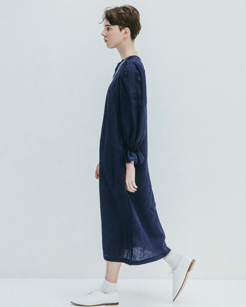 Nicky Dress: Blue Indigo