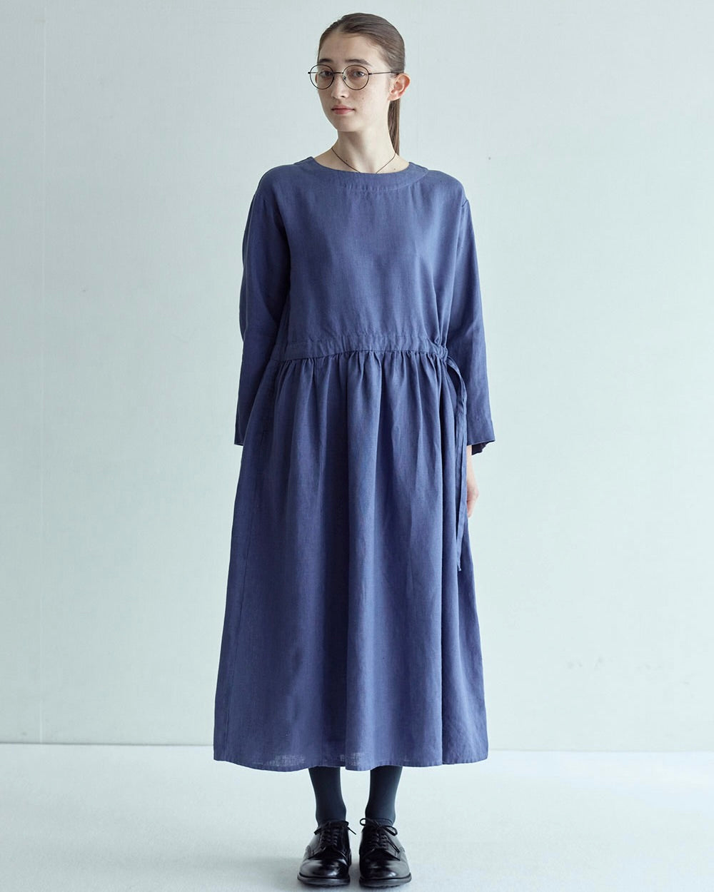 Hazel Dress: Smoke Blue
