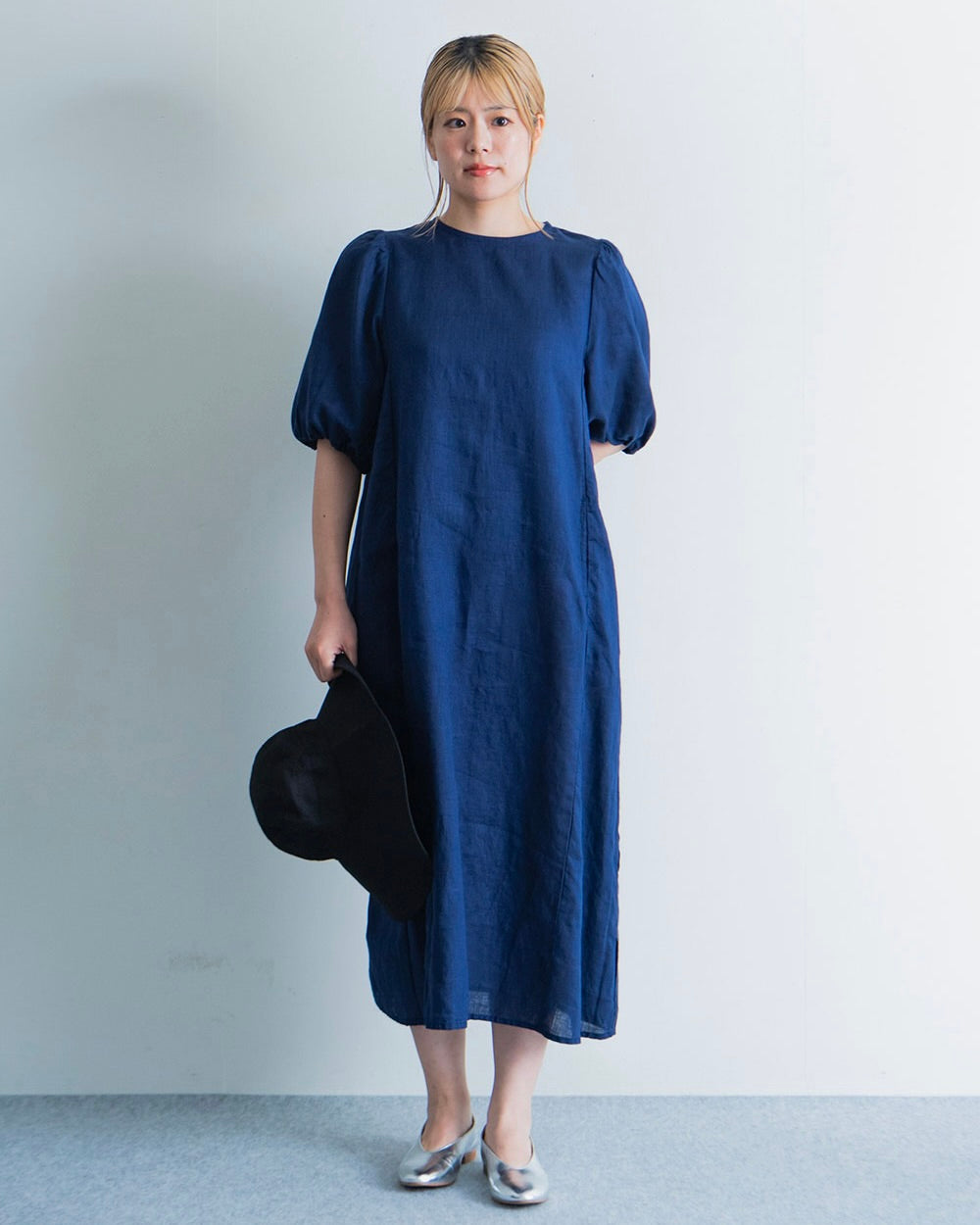 Irina Dress: Blue Indigo