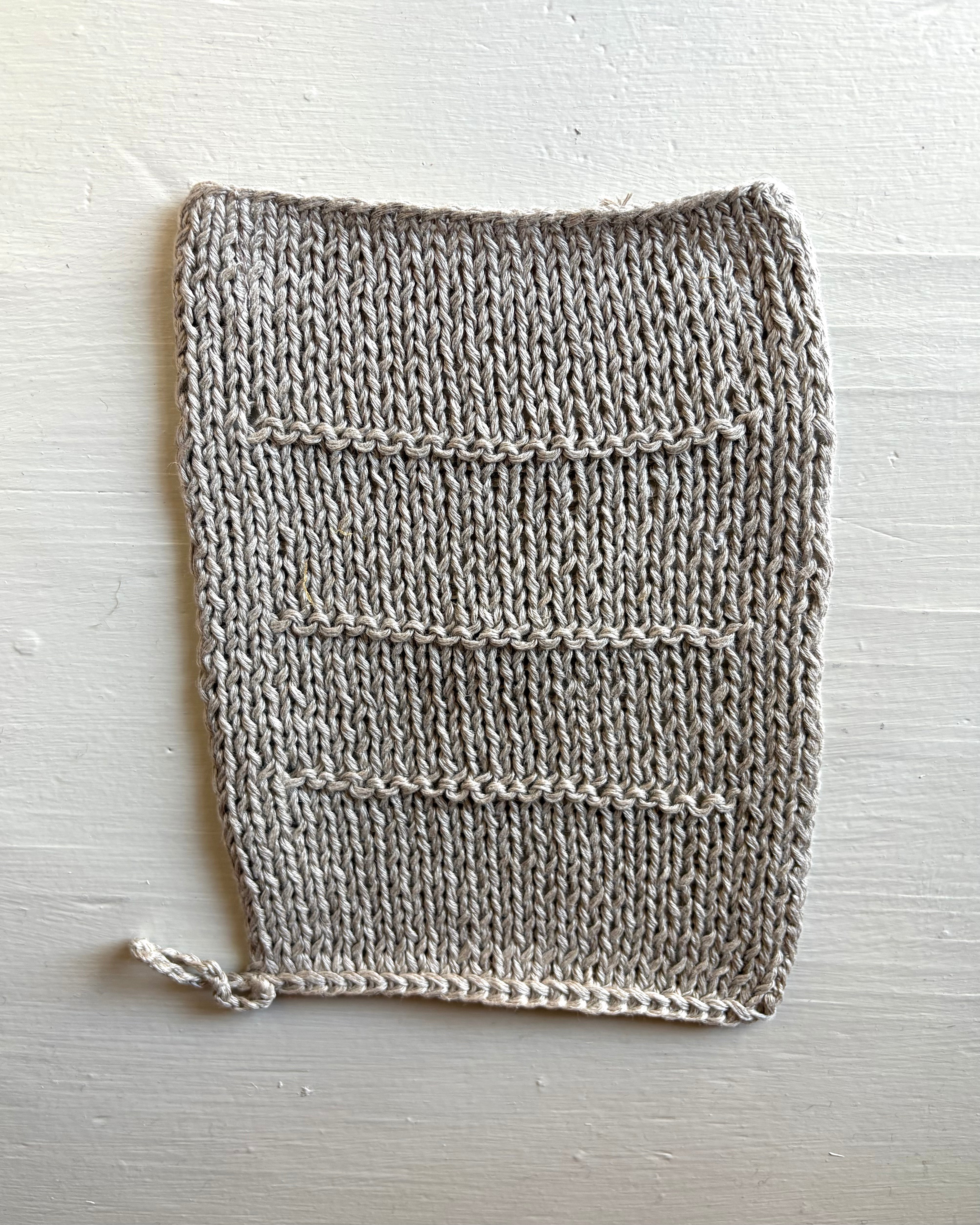 fog linen Knit Dish Washing Cloth - Thumbnail 3