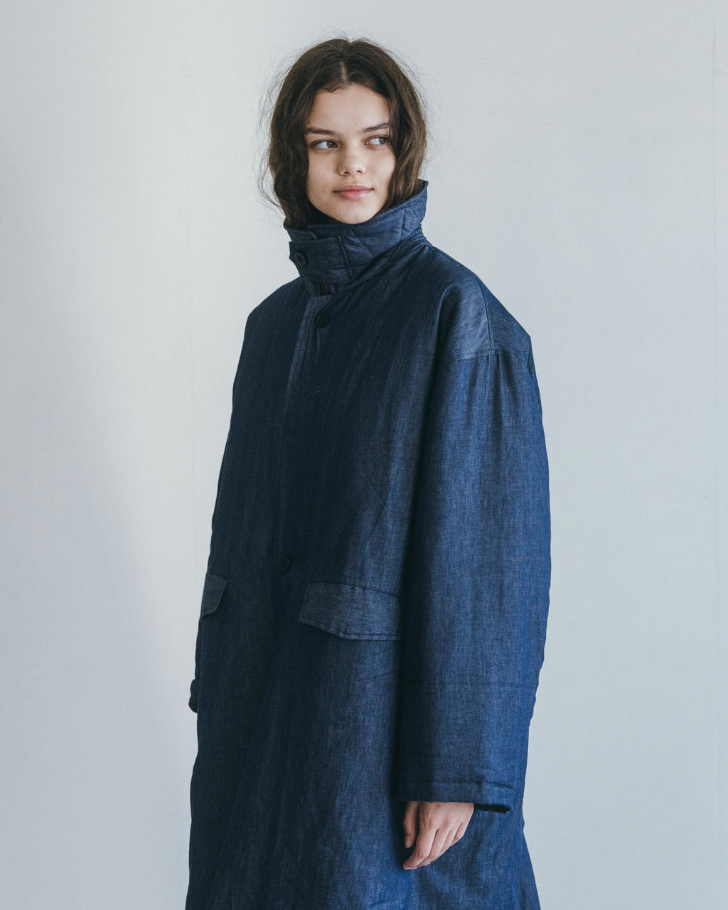 Amar Coat: Denim