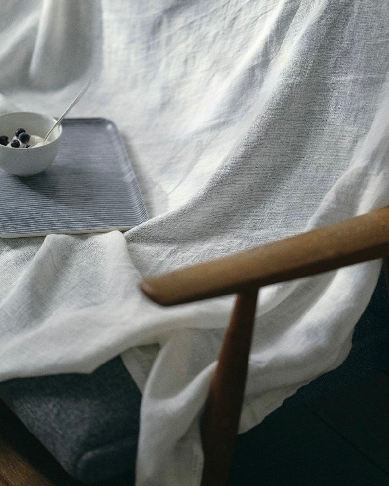 Linen Blanket: Gauze White