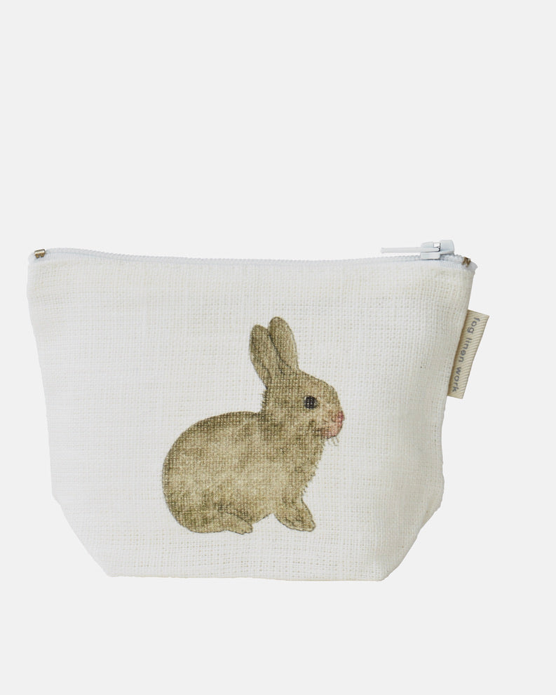 Isabelle Boinot Pouch: Rabbit and Carrot