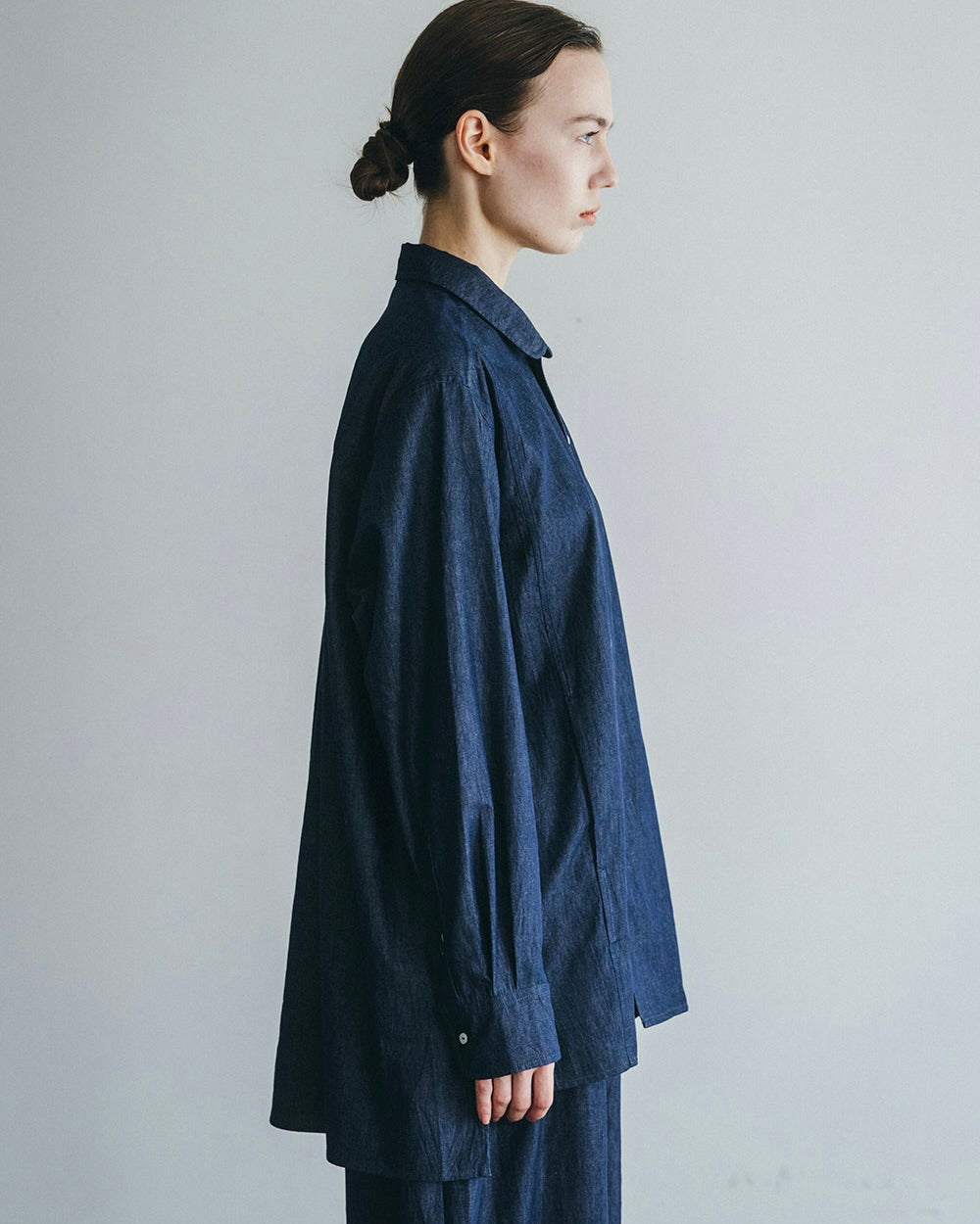 Devika Shirt: Indigo