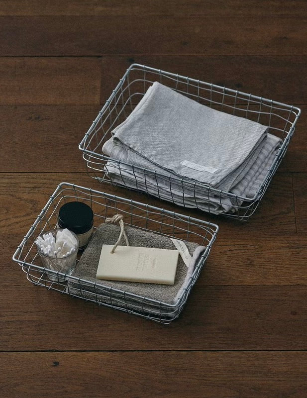 Zinc Plated Wire Basket: Small