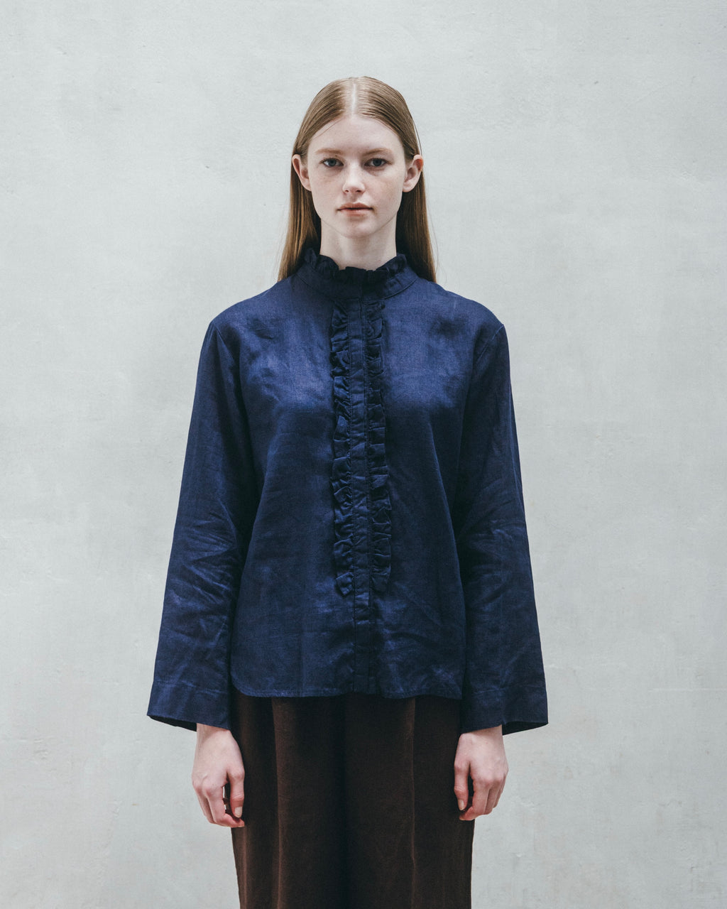Arabella Top: Blue Indigo